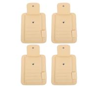 Cabilock 4PCS Car Visor Organizer Pouch Fit Suv Sun Visor Storage with Multi-pocket Design Eyeglasses Holder Document and Card Clip Fake Leather for Vehicle Interior