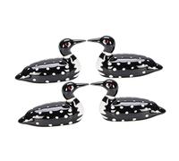 Cabilock 4pcs Ceramic Chopstick Rest Black Fork Spoon Holders with Bird Shape for Tableware and Home Dining