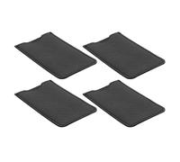 Cabilock 4pcs Comb Holder Comb Carrying Pouch Soft and Comfortable Pu Fake Leather Portable Storage Makeup Artists Hairstylists Travel and Office Use