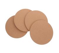 Cabilock 4pcs Cork Pot Holders Heat Resistant Kitchen Trivets Non-slip Drying Mats for Counter Cork Table Mats Coasters for Hot Pots Pans Plates