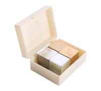 Cabilock 4pcs Density Cubes Metal Blocks for Physics Teaching Scientific Experiment Elements for School Science Education and Physical Experiment Equipment