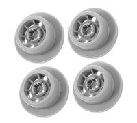 Cabilock 4pcs Dishwasher Parts Lower Rack Wheel Dish Rack Wheels Appliance Roller Repair Kit Compatible for Bosch and General Household Dishwashers