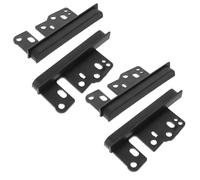 Cabilock 4pcs Double Din Stereo Mounting Brackets Radio Dash Trim Bezel Kit Compatible with Toyota Corolla Sedan Previa Car Stereo Installation Dash Frame