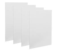 Cabilock 4pcs Double Sided Aluminum Sign Plates 20x15cm - Heat Transfer Sublimation Blank Metal Sheets for Industrial Nameplates, Outdoor Signs, and DIY Craft Projects