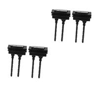Cabilock 4pcs Dual Flush Push Button for Toilets Random Installation for Cistern Tank Compatible Dual Flush Systems and Bathroom Accessory