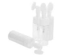 Cabilock 4pcs Facial Cleansing Brush with Bottles Gentle Manual Exfoliator for Sensitive Skin Practical Cosmetic Mousse Containers Dirt and Makeup Removal Suitable for Daily Skincare