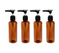 Cabilock 4pcs Fill Bottles Lotion Storage Shampoo Dispensers Portable Travel Toiletries Bottle Pump for Emulsion Dispenser