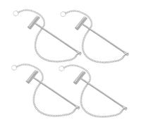 Cabilock 4pcs Fire Hydrant Alarm Button Hammer with Ergonomic Grip for Quick Emergency Response Compact Fire Safety Tool to Break Glass Portable for Home