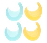 Cabilock 4pcs Flute Thumb Rest Silicone Cushions with Finger Tip Protectors, Soft Wind Instrument Accessories for Comfortable Playing, Suitable for Flute and Clarinet, Includes Sky Blue