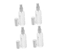 Cabilock 4pcs Glass Bitters Spray Bottles Transparent Cocktail Sprayer with High Sensitivity Pump for Precise Mixing Controlled Fine Mist for Absinthe and Bitters in Home Bars Ktv and