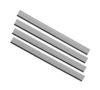 Cabilock 4pcs Gray Dustpan Edge Strip Replacement Dustpan Rubber Strip Adhesive for Inlet Soft Pressing Repair Supplies