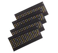 Cabilock 4pcs Guitar Fretboard Inlay Stickers for Beginners, Note and Scale Decals for Electric and Acoustic Guitar Neck, Fretboard Practice Accessories for Student Learning