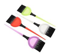 Cabilock 4pcs Hair Dye Tint Brush Hair Styling Caring Supplies and Household Use Accessories Random Color