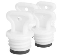 Cabilock 4pcs Hot Water Bottle Replacement Stoppers Leakproof Sealing Caps Made of Sturdy Pp Rubber for Easy Replacement and Temperature Retention