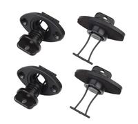 Cabilock 4pcs Kayak Drain Plug Black Pp Drain Valve for Raft Water Control