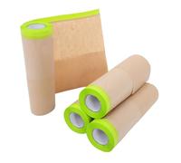 Cabilock 4pcs Kraft Masking Paper for Painting Cars and Furniture Protective Wrapping Sheet Multipurpose Painters Paper for Spray Paint Precision and Surface Protection