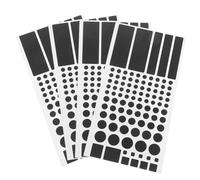 Cabilock 4pcs Light Dimming Stickers for Appliances and LED Covers, Black Coated Paper Material, Reducing Brightness from 50% to 80%, Easy to Use Light Blocking Filters for Electronics