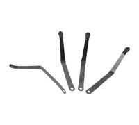 Cabilock 4pcs Manganese Steel Music Book Page Holder Clips for Cookbook Stand, Windproof Metal Page Holder Spring Clips for Piano Sheet, Stage and Studio Reading Accessories