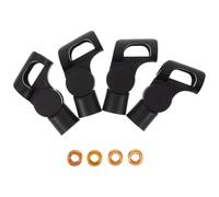 Cabilock 4pcs Microphone Clip Holder Clamp for Stand Mic Adapters for Studio Broadcast Interview and Podcast Use