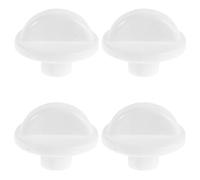 Cabilock 4pcs Multifunctional Heating Fan Control Knob for Fan Replacement Steam Radiator Knob Replacement Rotary Switch Plastic Control Switch Button White