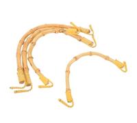Cabilock 4pcs Natural Bamboo Teapot Handle for Ceramic Pot Pottery Tea Pots Kettle Handle Replacement Grip for Chinese Tea Kettle Accessories Supplies