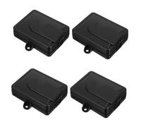 Cabilock 4pcs Plastic Electrical Junction Box Wall Mounted Enclosure for Electronic Projects Dustproof Moisture Resistant Housing with Reliable Sealing for Indoor Use