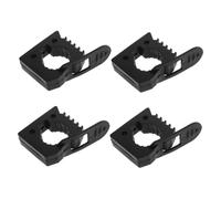 Cabilock 4pcs Quick Mount Rubber Clamps for Car Tool Fasteners Tube Roof Rack Brackets Truck Bed Accessories Non-Slip Installation