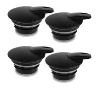 Cabilock 4pcs Replacement Carafe Lid For Coffee Pot - Black Heat-Resistant Teapot Jug Top - Sealed Coffee Carafe Accessories - Kettle Lid Handle
