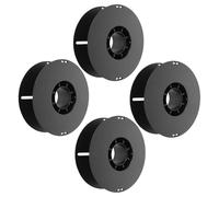 Cabilock 4pcs Reusable 3D Printing Filament Spools with Integrated Structure, Portable Abs Plastic Empty Spool Holders for Professional and Craft Printing Projects