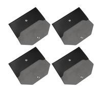 Cabilock 4pcs Reusable Pu Leather Cash Envelope Wallets for Men and Women, Compact Money Budgeting Pouches with Snap Closure, Stylish Travel and Day to Day Cash Storage Accessories