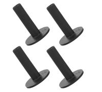 Cabilock 4pcs Rubber Golf Practice Tees for Indoor and Outdoor Use with Precision Ball Positioning, Portable Non-slip Golf Hitting Mat Tees Suitable for Driving Range and Simulator Training