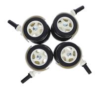 Cabilock 4pcs Silent Wheel for Walker Wheels Material Swivel Casters for Indoor Use for Learn to Walk Smoothly