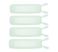 Cabilock 4pcs Silicone Remote Control Cover Protector for Tv and Air Conditioner Remote, Glow the Dark Waterproof Silicone Case with Cute Rabbit Ear Design, Anti-slip and Washable,