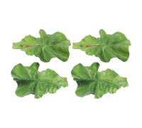 Cabilock 4pcs Simulation Lettuce Leaf Hair Clips for Women, Green Vegetable Style Bangs Hairpin Set, Novelty Hair Accessories for Party and Daily Wear