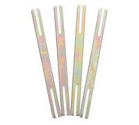 Cabilock 4pcs Split Spindle Bar Replacement for Hotel Safety Door Lock, Square Steel Rod with Easy Installation and Wear Prevention, Compatible with Fingerprint Lock Systems