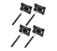 Cabilock 4pcs Telescopic Parking Card Grabber Rods Plastic Extendable Vehicle Toll Payment Holder for Garage Gates Fit for Residential and Gated Community Access