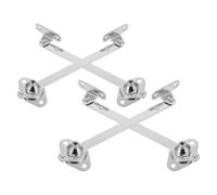 Cabilock 4pcs Telescopic Rod Strut -Cabinet Door Support Close Lid Support Buffer Cabinet Hinge Slow Down Drop Leaf for Lower Flip