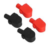 Cabilock 4pcs Top Post Battery Caps Insulating Terminal Covers Protector Boots for Car Motorcycle Truck Rv PVC Material with for Battery Identification and Moisture Protection