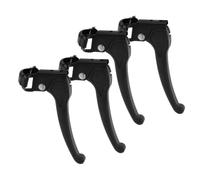 Cabilock 4pcs Universal Wheelchair Brake Lever Handle Replacement Parts with Ergonomically Designed Nonslip Brake Grips in Black, Made of Sturdy Iron and Plastic, Fits 2.2cm Opening Size