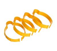 Cabilock 4PCS Vinyl Wrap Sheet Roll Storage Clips for Car Decal Film Small Yellow Binder Tool for Vinyl Wrap Sheet Portable and Film Storage Accessory
