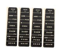 Cabilock 4pcs Violin Fretboard Stickers for Beginner Violin Fingerboard Intonation Sticker