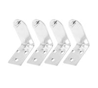 Cabilock 4pcs Wall Mount Fire Extinguisher Brackets Iron Holder with Universal Compatibility and Quick Installation for Commercial Buildings and Homes, Fits 2kg-4kg Extinguishers