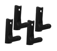 Cabilock 4Pcs Wall Mounted Barbell Storage Rack Heavy-duty Material Weight Holder Gym Accessories for Home and Commercial Fitness Spaces Prevent Rolling and Floor Scratches