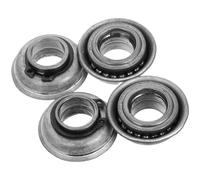 Cabilock 4pcs Wheelchair Front Fork Bearings Kit Small Universal Swivel Stem Roller Steering Bearings for Wheelchairs Replacement for Mobility Scooters and Chairs