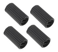 Cabilock 4pcs Wheelchair Side Screw Fasteners Plastic Brake End Caps Replaceable Stable Braking Effect Black Bike Brake Cables Accessories for Wheelchair Parking Safety