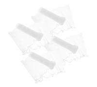 Cabilock 4pcs White Floral Wrapping Mesh Paper with Pearl Edge Lightweight Flexible Bouquet Packaging for Weddings Valentine S Day Mother S Day DIY Cake Decoration and Florist Supplies