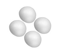 Cabilock 4pcs White Foam Hemisphere Lightweight Polystyrene Semi-Circle Shapes for DIY Crafts Wedding Floral Arrangements Party Ornaments