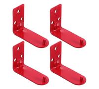 Cabilock 4Sets Fire Extinguisher Mounting Bracket Wall Hook Holder for Universal Extinguishers Big and Small - for Office and Emergency Equipment
