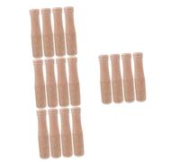 Cabilock 4sets Wooden Pestle Large Head Multi Use Garlic Masher and Spice Kitchen Tool Food Muddler for Crushing and Medicine Easy to Clean and Store 4pcs*4