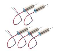 Cabilock 5 Pcs Micro Vibrating Motor High Speed Coreless Brushed Motor for DIY Model Aircraft Quadcopter with High Temperature Resistance and Strong Load Capacity Random Color